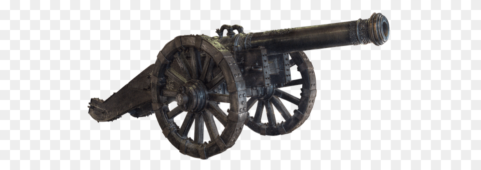 Gun Cannon, Weapon, Machine, Wheel Free Png Download