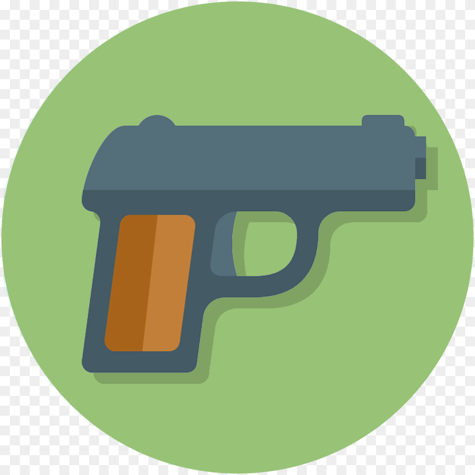 Gun, Firearm, Handgun, Weapon, Disk Png