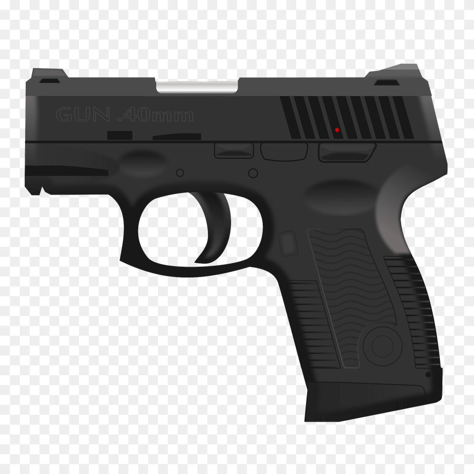 Gun 40 Clipart, Firearm, Handgun, Weapon Free Png Download
