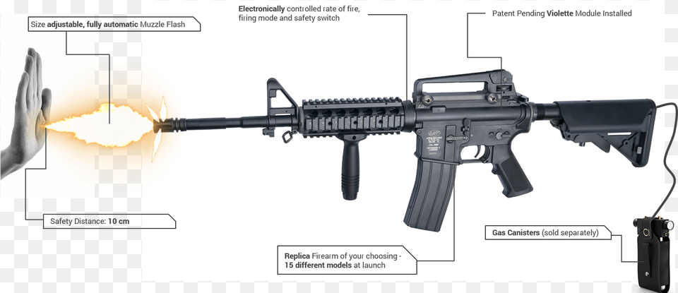 Gun Armalite M15a4 With No Background Lt 04b Gen 2 Ris Lancer Tactical, Firearm, Machine Gun, Rifle, Weapon Png Image