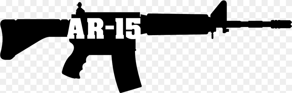 Gun Clipart Ar Assault Rifle, Text Png