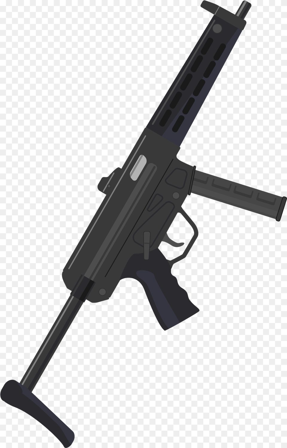 Gun Clipart Submachine Gun Mp5, Firearm, Rifle, Weapon, Machine Gun Free Png