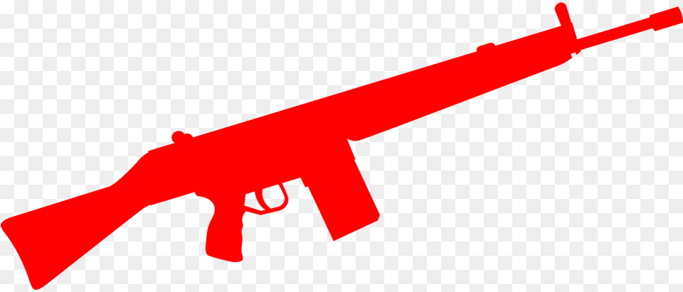 Gun Clipart Transparent, Firearm, Rifle, Weapon, Machine Gun Free Png