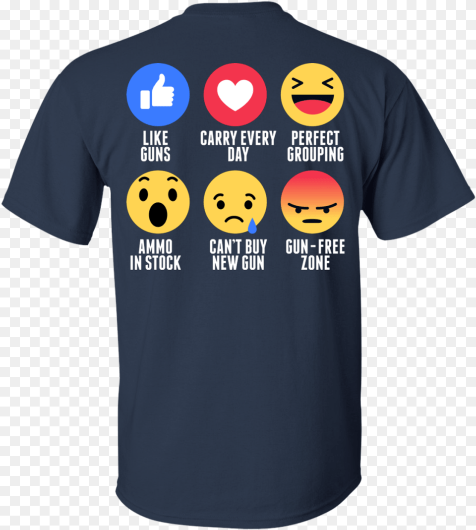 Gun Emoji, Clothing, Shirt, T-shirt Free Png