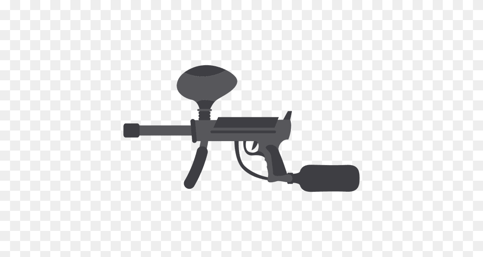 Gun Gray Silhouette, Paintball, Person, Weapon Png