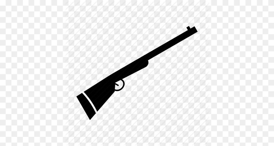 Gun Hunting Rifle Shotgun Weapon Icon, Firearm Free Png