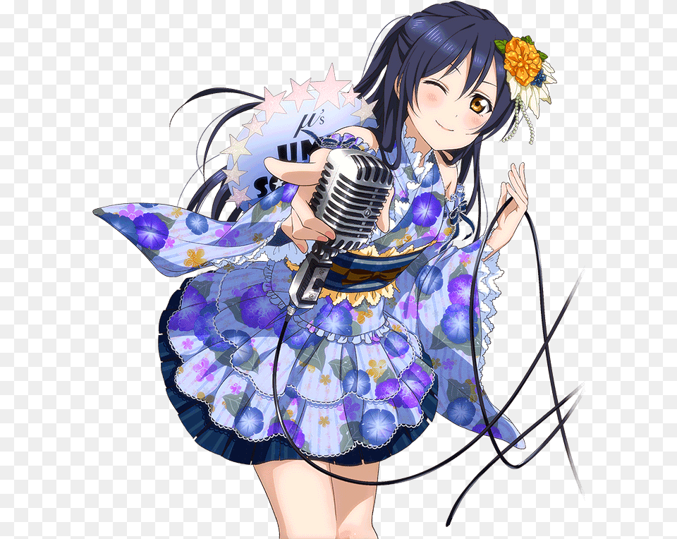 Gun Icon Love Live Umi Ur Vippng Love Live Transparent Umi, Publication, Book, Comics, Adult Free Png