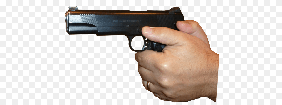 Gun In Hand Image, Firearm, Handgun, Weapon, Baby Png