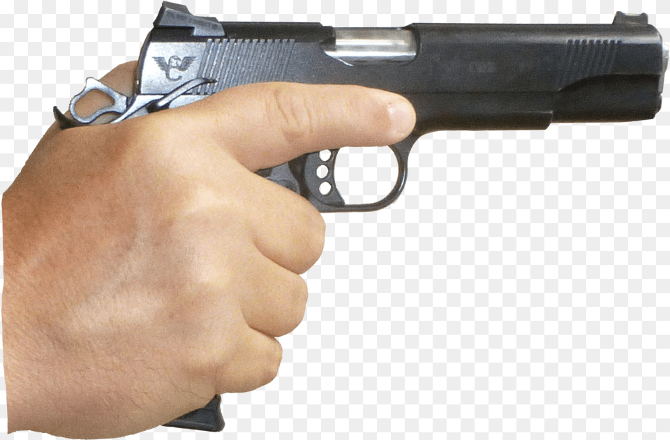 Gun In Hand Image Gun In Hand Background, Firearm, Handgun, Weapon, Adult Free Transparent Png