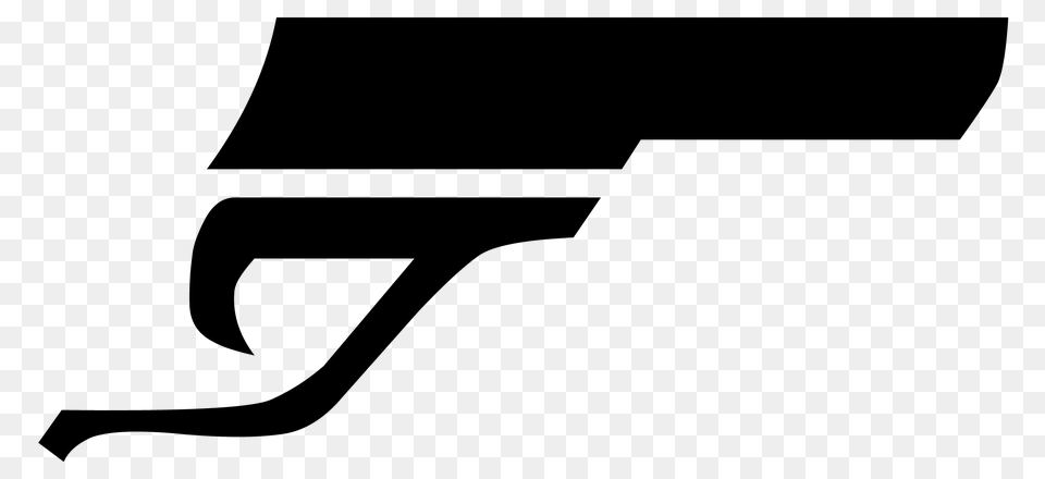 Gun Logo Photo, Silhouette, Firearm, Weapon Png