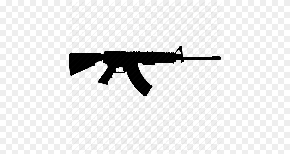 Gun Military Weapon Icon, Firearm, Rifle, Machine Gun Png