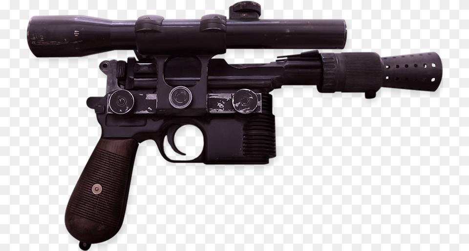 Gun Pistol Firearm Gun Fire Download Han Solo Gun, Handgun, Weapon, Rifle Png Image