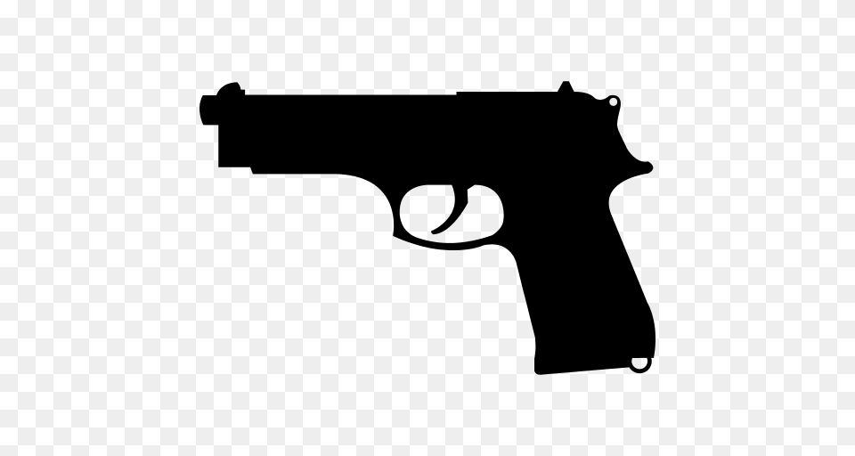 Gun Pistol Weapon Icon, Gray Free Transparent Png