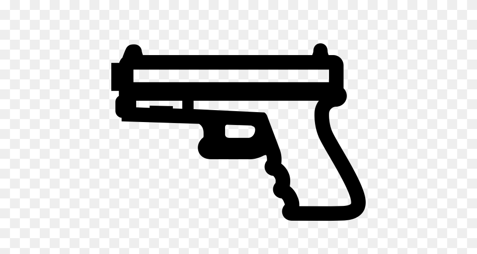 Gun Police Shotgun Icon With And Vector Format For, Gray Png