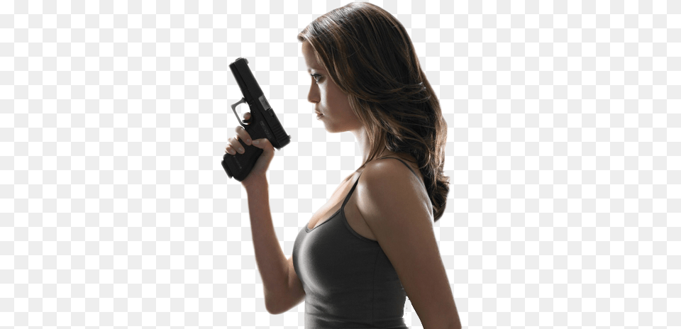Gun Policy Girl With A Gun, Adult, Female, Firearm, Handgun Png