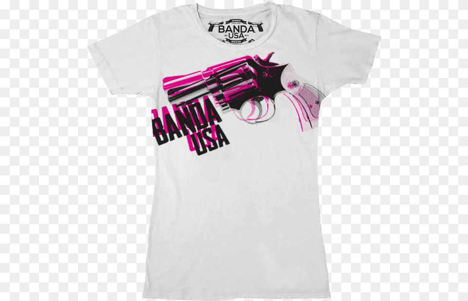 Gun Punk Trigger, Clothing, Firearm, Handgun, T-shirt Png Image