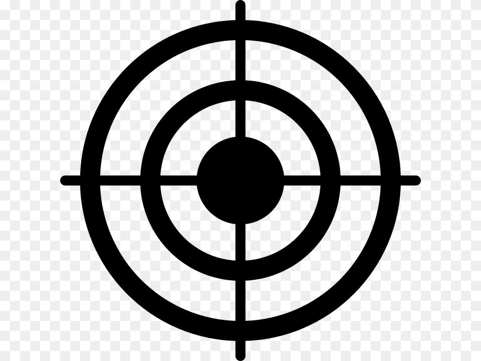 Gun Scope Target, Gray Free Transparent Png