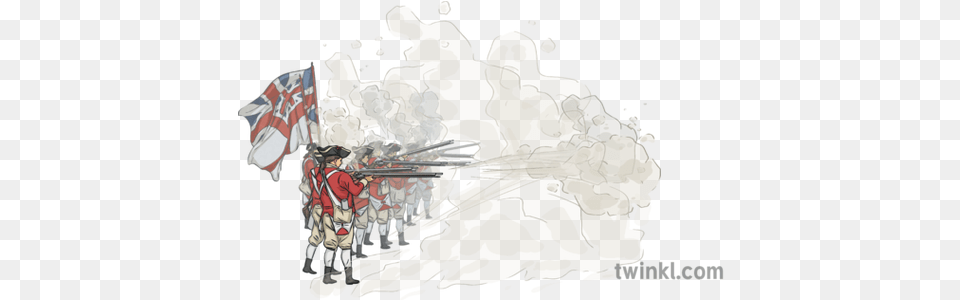 Gun Smoke Military Battle Musket Fire Illustration, Boy, Child, Male, People Free Png Download