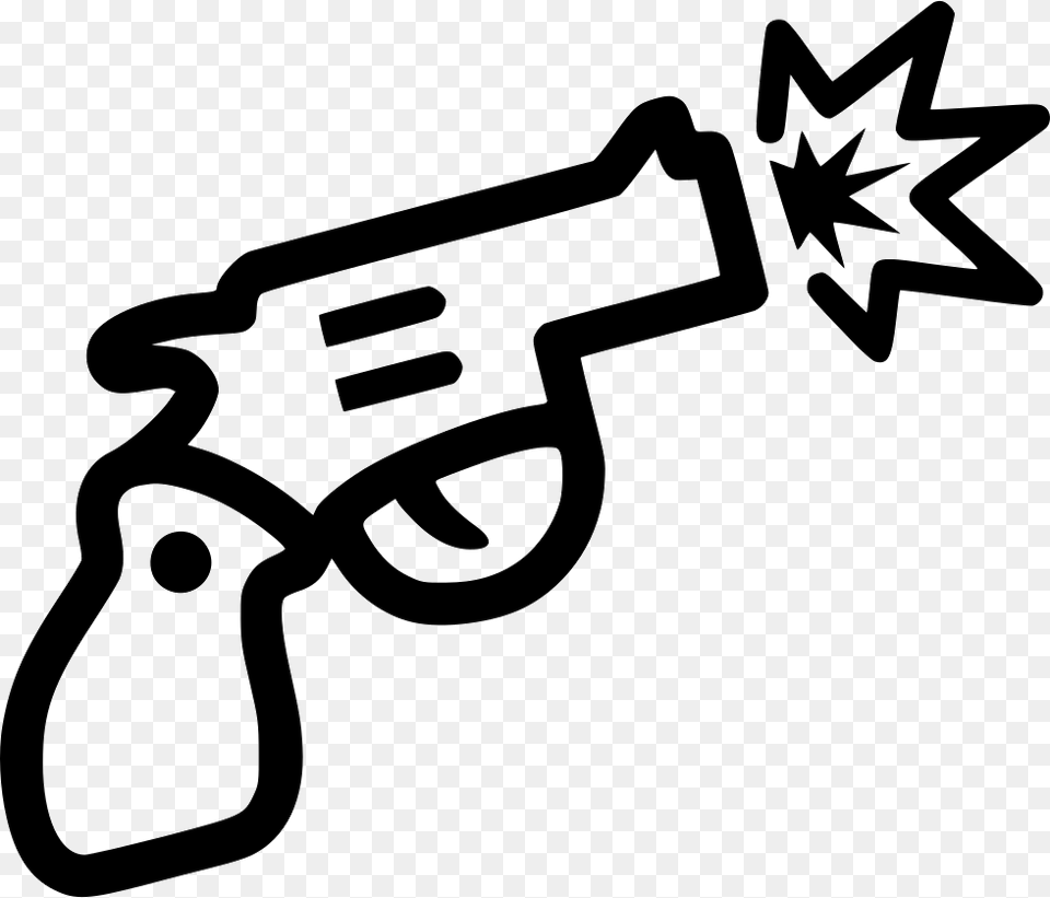 Gun Svg Icon Gun Icon, Firearm, Handgun, Weapon, Stencil Png