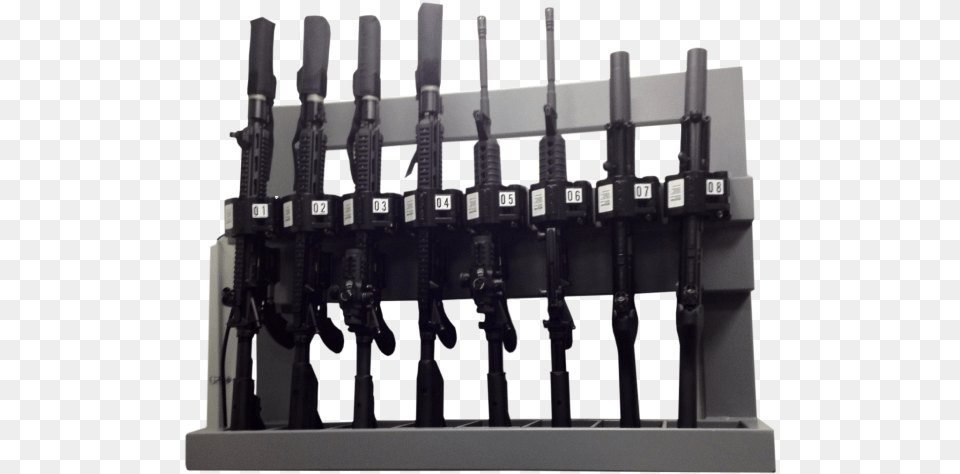 Gun Wall, Armory, Firearm, Rifle, Weapon Png Image