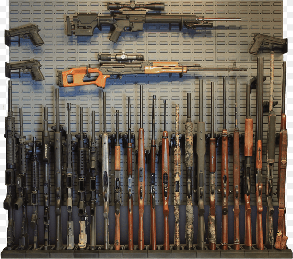 Gun Wallroomarmory Kit Make A Gun Wall, Armory, Firearm, Rifle, Weapon Free Transparent Png