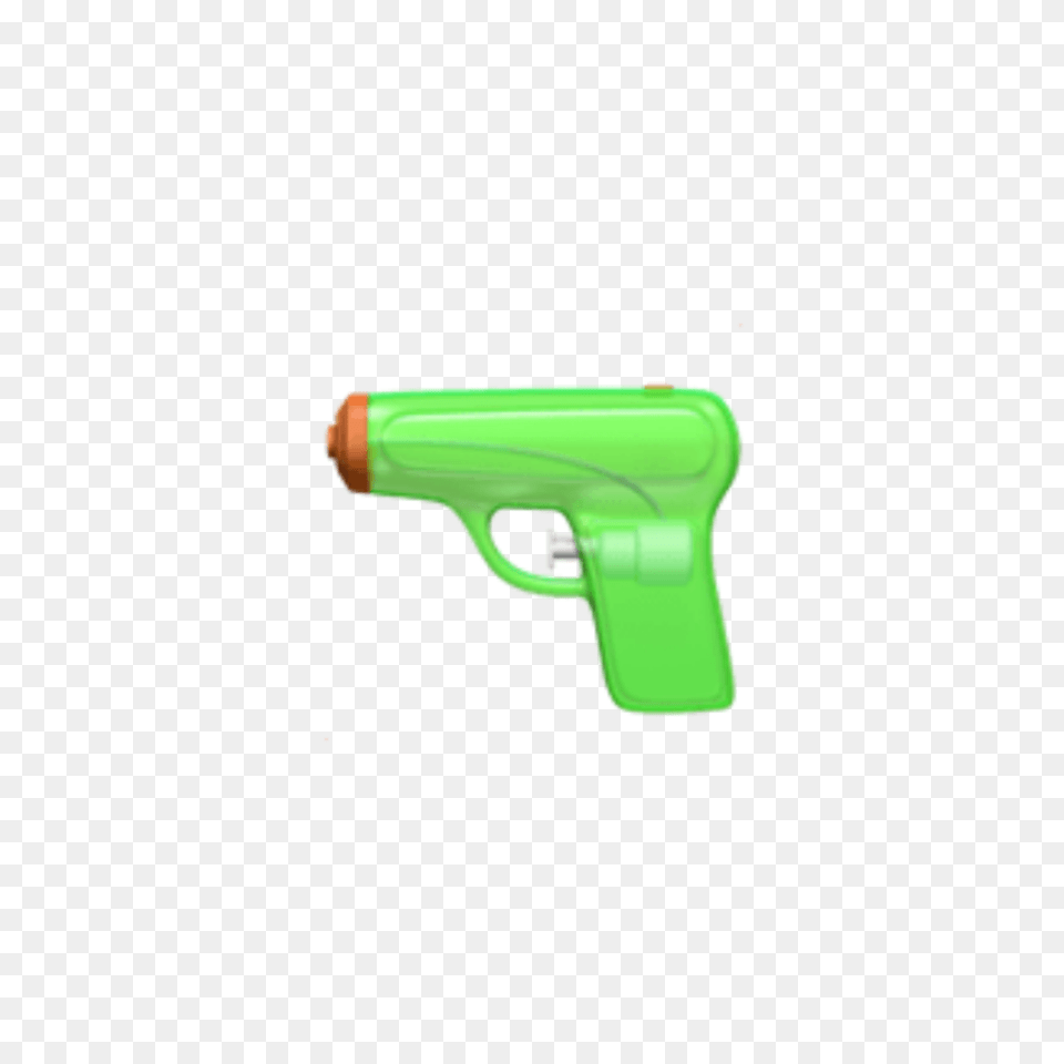 Gun Watergun Emoji Iphone Guns Green, Toy, Water Gun Free Png