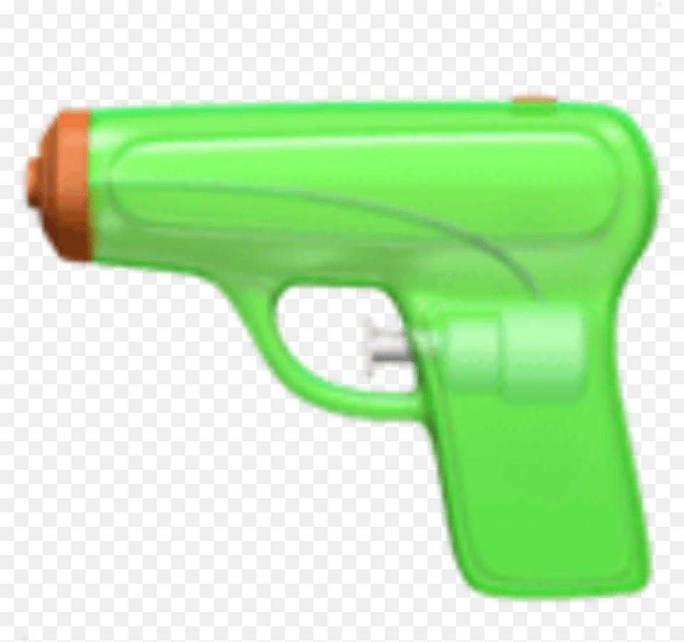 Gun Watergun Emoji Iphone Guns Green Ios Emoji Water Gun, Appliance, Blow Dryer, Device, Electrical Device Free Png