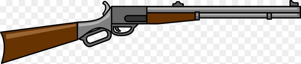 Gun With A Wood Grip Clipart, Firearm, Rifle, Weapon, Shotgun Free Png