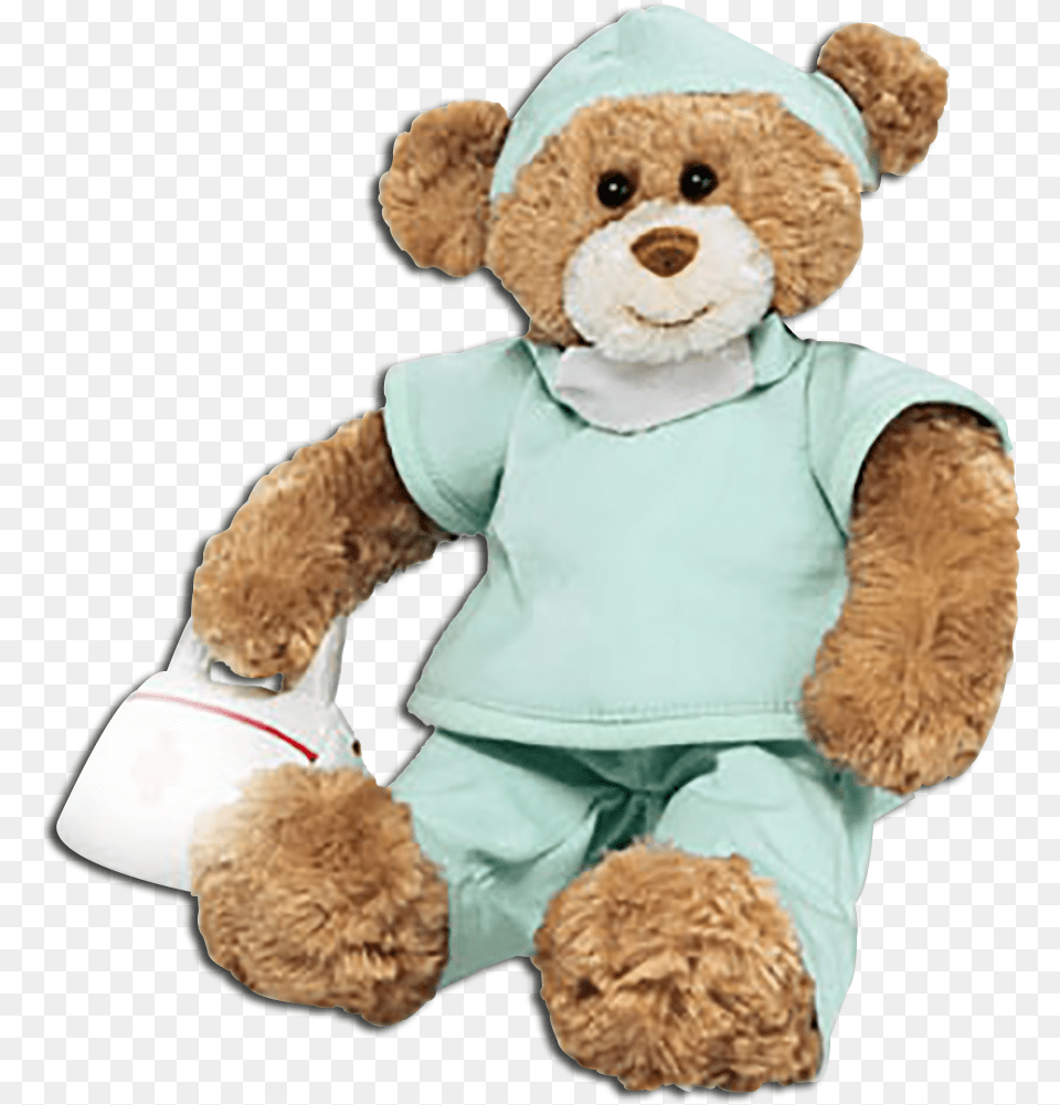 Gund Has Made Beautiful Teddy Bears In Many Styles Nurse Bear In Scrubs, Teddy Bear, Toy Free Png