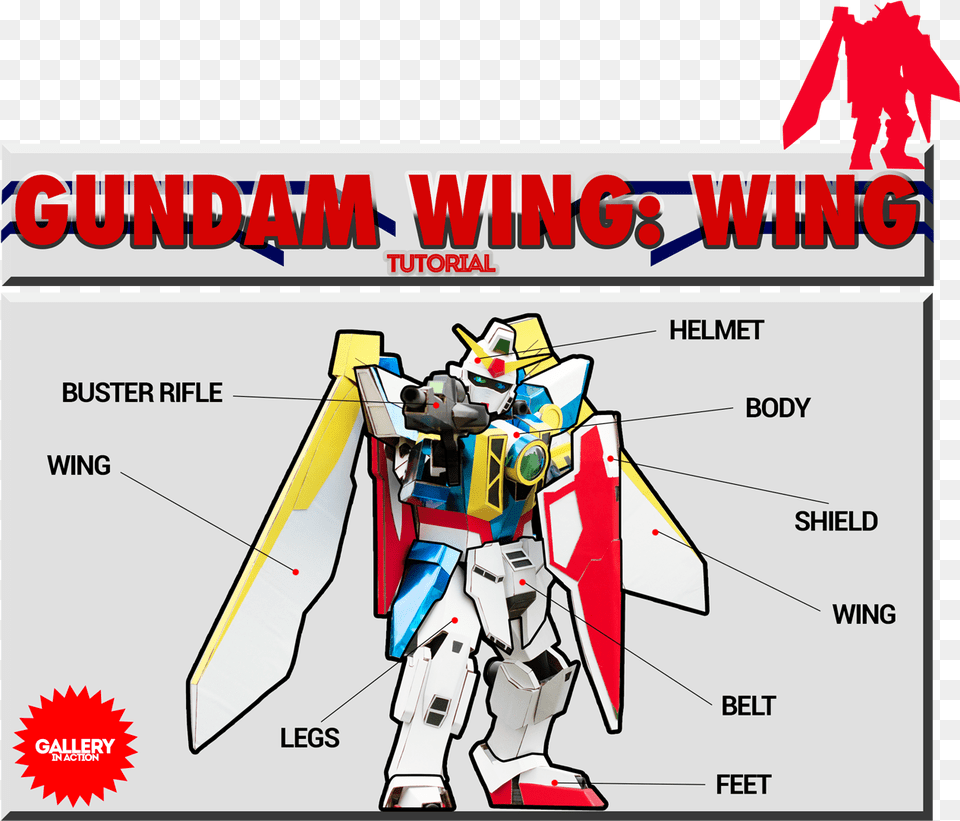 Gundam Wing Wing Cartoon, Book, Comics, Publication, Robot Free Png