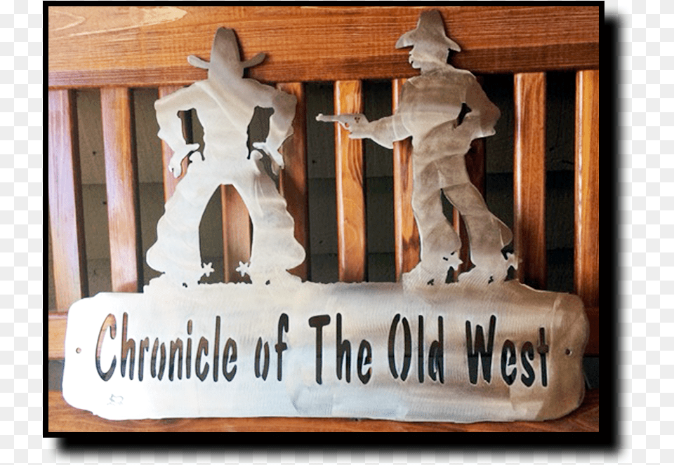 Gunfighter Custom Metalwork Sign Metalworking, Wood, Baby, Person, Infant Bed Png Image