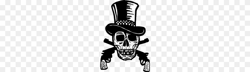 Gunfighter Skull, Clothing, Hat, Baby, Person Png Image