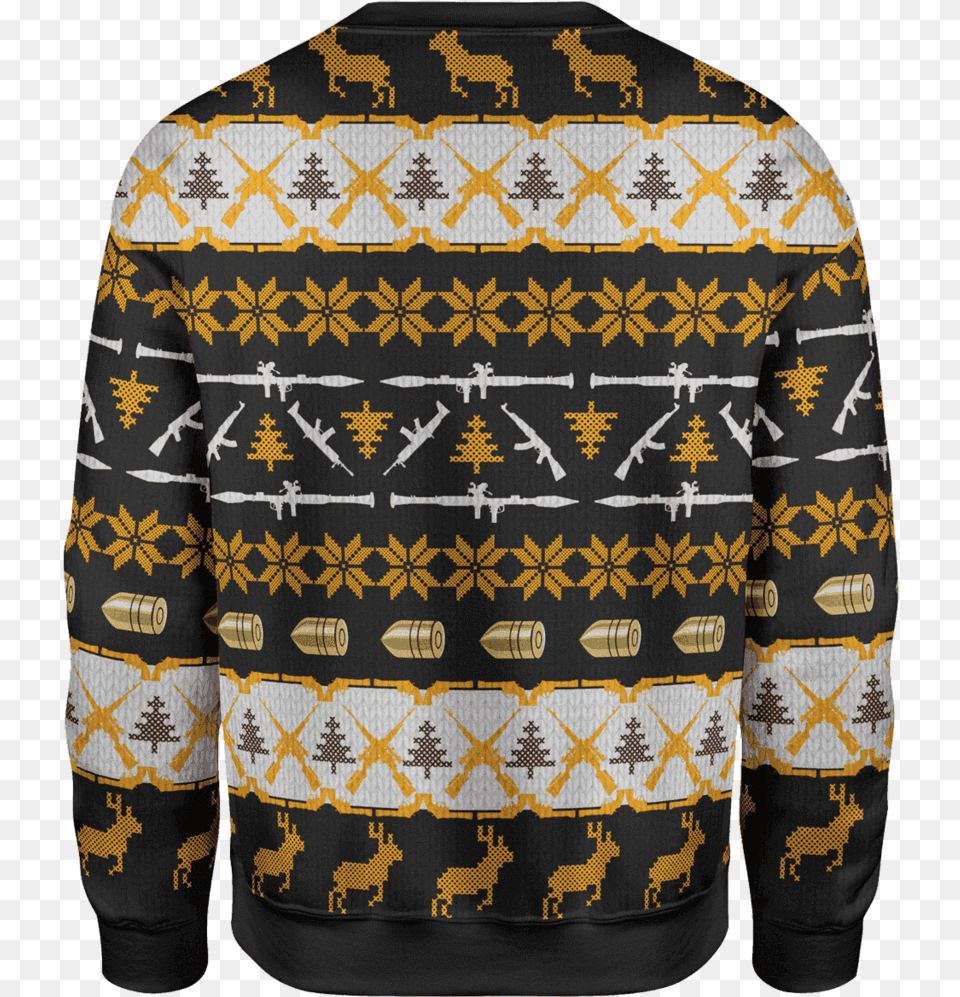 Gunhub Christmas Sweater Long Sleeve, Clothing, Coat, Jacket, Knitwear Free Png Download