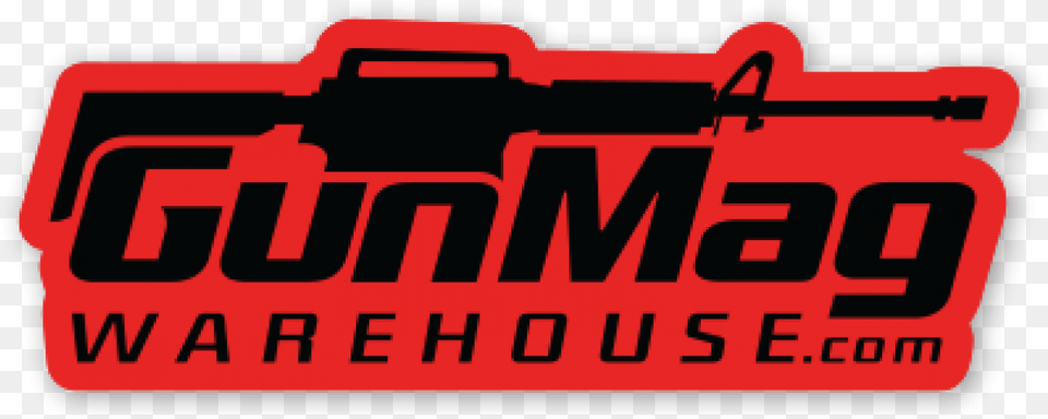 Gunmag Logo 4 Vinyl Die Cut Sticker Orange, Dynamite, Weapon, Firearm, Gun Png Image