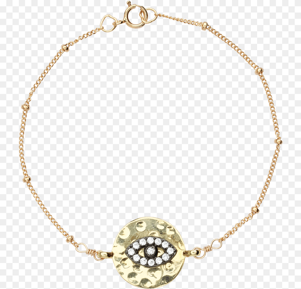Gunmetal Cz Evil Eye Ball Chain Bracelet Woman Lv Gold Bracelet, Accessories, Jewelry, Necklace, Diamond Png Image
