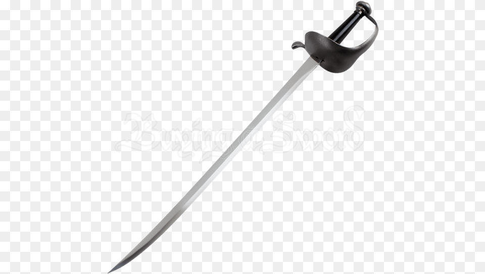 Gunmetal Hilt Pirate Saber Pirate Saber, Sword, Weapon, Blade, Dagger Free Png