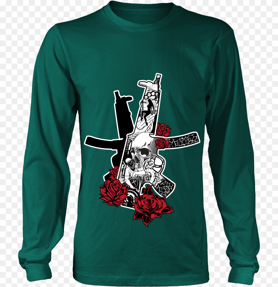 Guns Amp Roses Long Sleeve Life Is Better With A Chihuahua, Clothing, Long Sleeve, T-shirt, Shirt Png Image