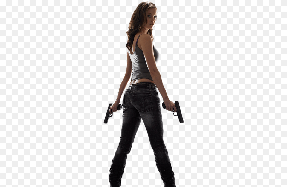 Guns And Girls Terminator The Sarah Connor Chronicles, Handgun, Clothing, Weapon, Firearm Free Png