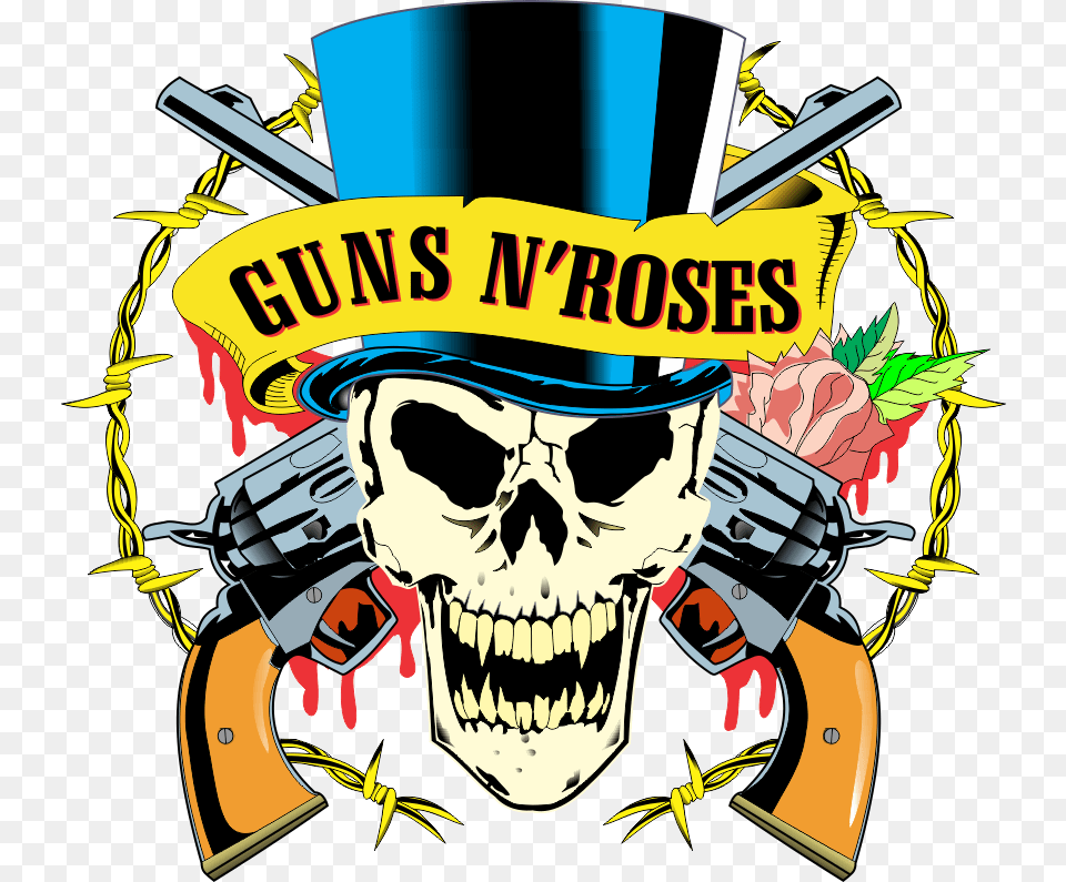 Guns And Roses Logo Do Guns N Roses, Weapon, Firearm, Publication, Book Free Png