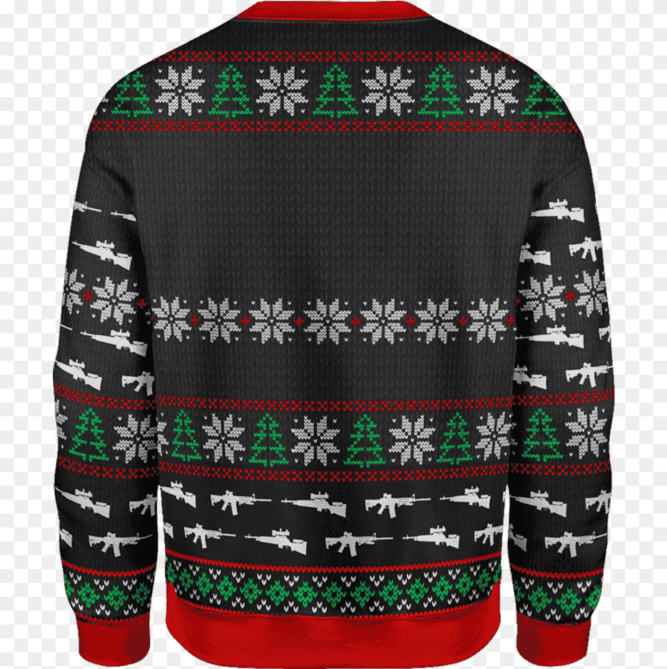 Guns Donu0027t Kill Christmas Sweater Long Sleeve, Clothing, Knitwear, Coat, Jacket Free Png