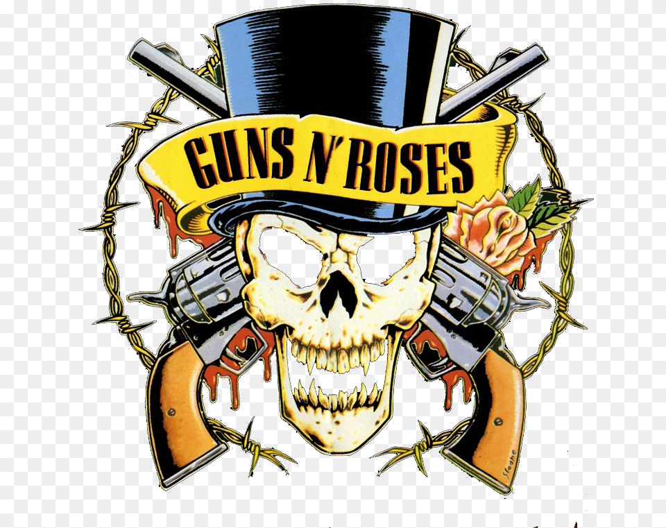 Guns N Roses Music Emblem Guns And Roses Logo, Symbol, Animal, Wasp, Invertebrate Free Transparent Png