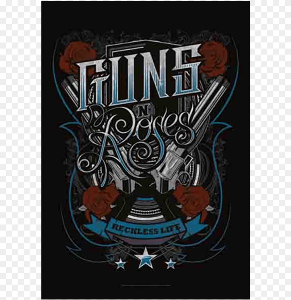 Guns N Roses Reckless Life, Book, Emblem, Publication, Symbol Png Image