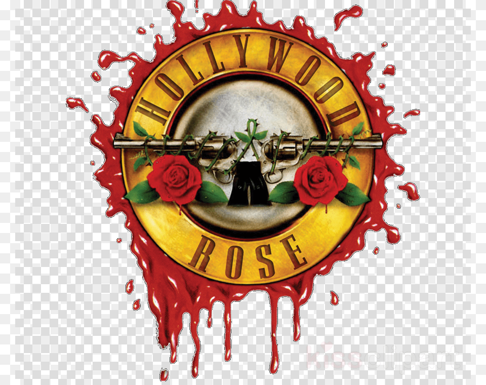 Guns N Roses Rose, Flower, Plant, Logo, Emblem Free Png Download