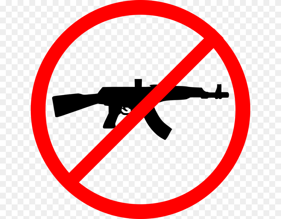 Guns No, Sign, Symbol, Road Sign Free Png Download