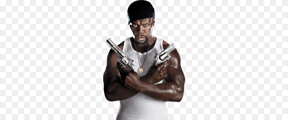 Guns Revolvers Gunit 50 Cent With Guns, Weapon, Firearm, Gun, Handgun Free Transparent Png