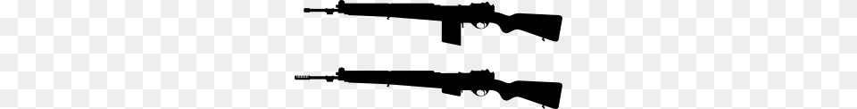 Guns Silhouette Clip Art, Firearm, Gun, Rifle, Weapon Free Transparent Png