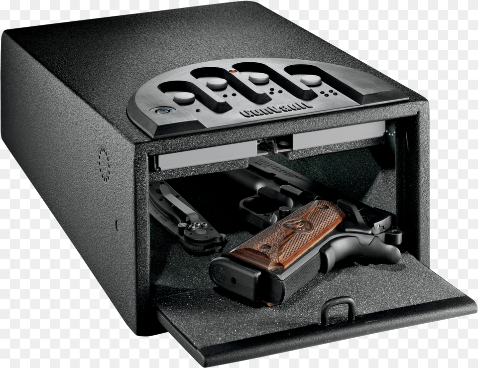 Gunvault Mini Vault Standard Gun Safe, Firearm, Handgun, Weapon Free Png