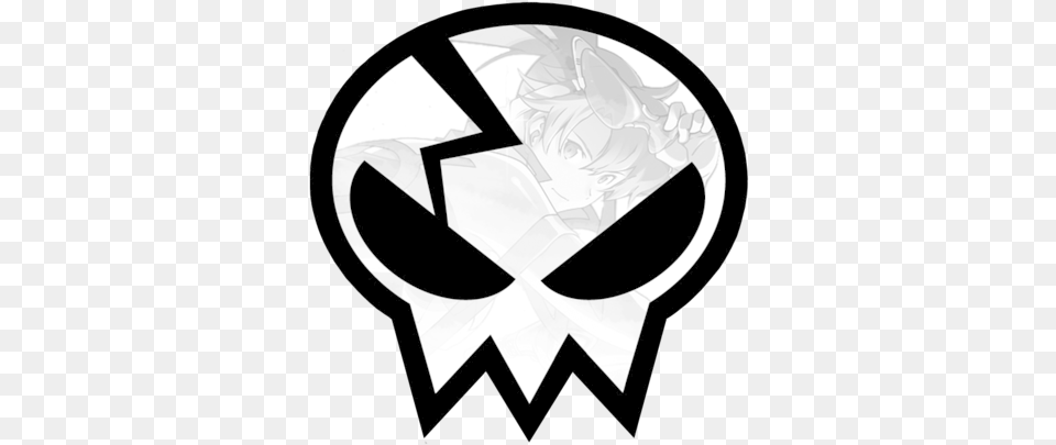 Gurren Lagann Anime Stuff Logan Tatting Skull Gurren Lagann Yoko Logo, Symbol, Person Png Image