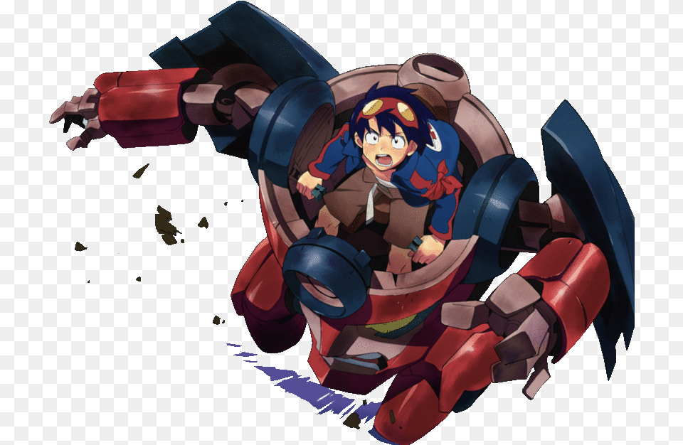 Gurren Lagann Tengen Toppa Gurren Lagann Lagann, Book, Comics, Publication, Baby Free Png