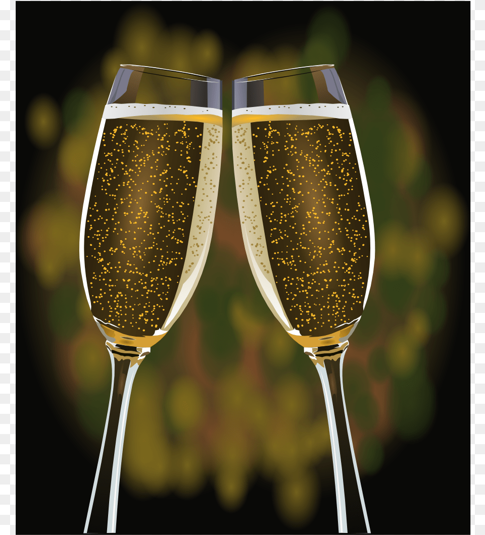 Gustavorezende Toast 2 109 Black And Gold Champagne Glasses, Alcohol, Beverage, Glass, Liquor Png